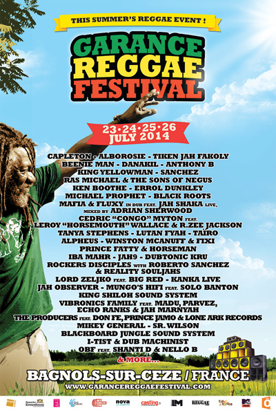 Garance Reggae Festival 2014