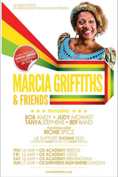 CANCELLED: Marcia Griffiths & Friends 2015 - London