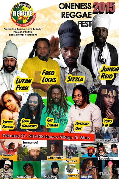 POSTPONED: Oneness Reggae Fest 2015