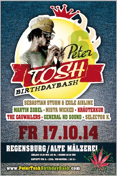 Peter Tosh Birthday Bash 2014