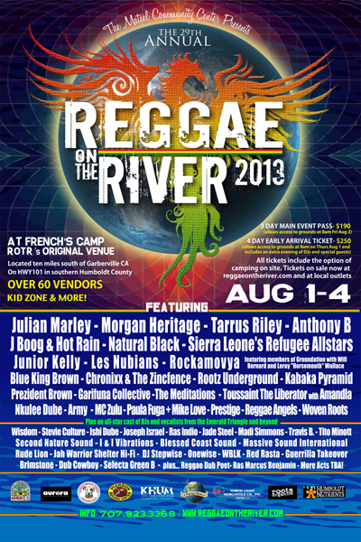 Reggae On The River 2013
