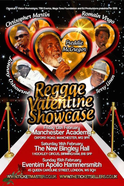 Reggae Valentine`s Showcase 2015 in London