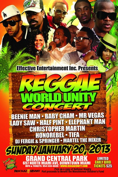 Reggae World Unity Concert 2013