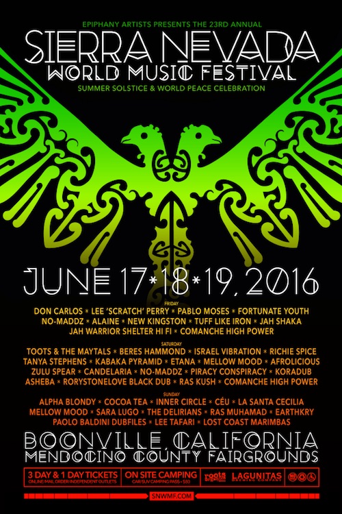 Sierra Nevada World Music Festival 2016