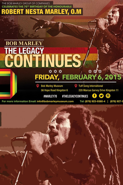 Bob Marley - The Legacy Continues 2015