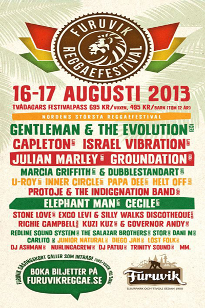 Furuvik Reggae Festival 2013