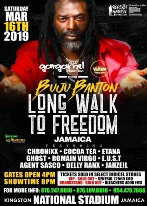 Buju Banton - Long Walk To Freedom 2019