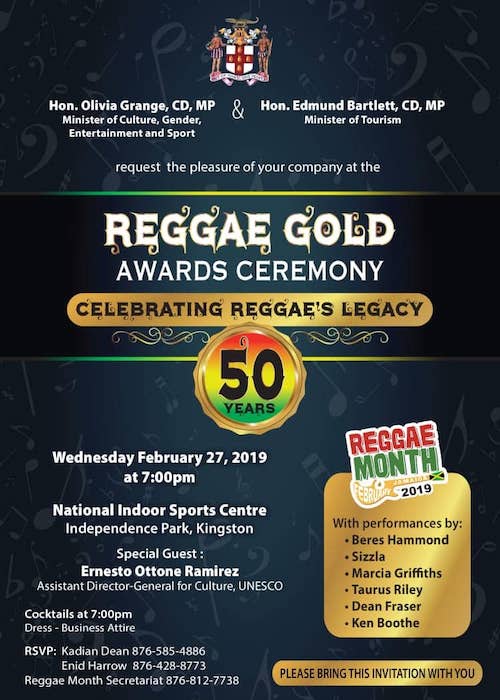 Reggae Gold Awards 2019