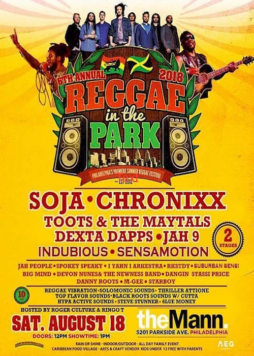 Reggae In The Park 2018