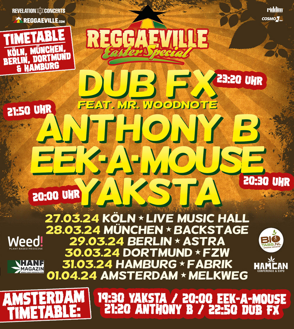 Reggaeville Easter Special - Amsterdam 2024