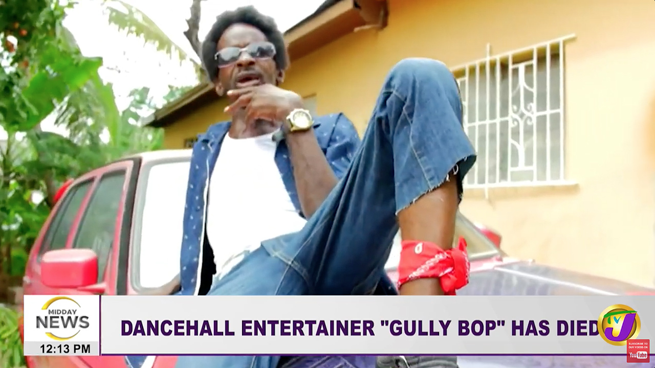 Gully Bop - Dancehall Entertainer Has Died @ Television Jamaica Midday News [10/31/2023]