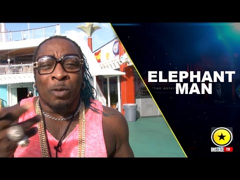 Interview with Elephant Man @ Welcome To Jamrock Reggae Cruise 2015 by OnStage TV [12/5/2015]