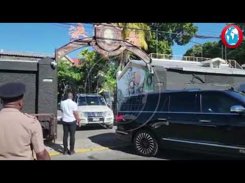 Jo Mersa Marley's Funeral Procession leaving the Bob Marley Museum in Kingston [1/17/2023]