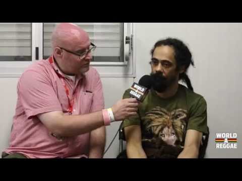 Interview with Damian Marley @ Reggae Geel 2014 [8/2/2014]