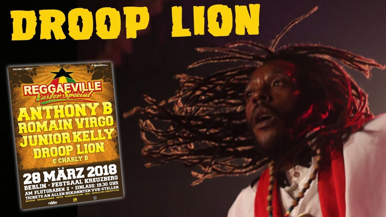 Droop Lion in Berlin, Germany @ Reggaeville Easter Special 2018 [3/28/2018]