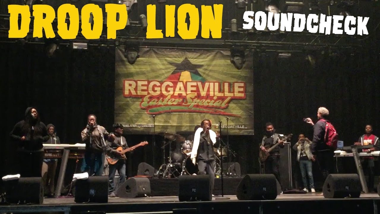 Droop Lion - Soundcheck in Amsterdam @ Reggaeville Easter Special 2018 [4/1/2018]