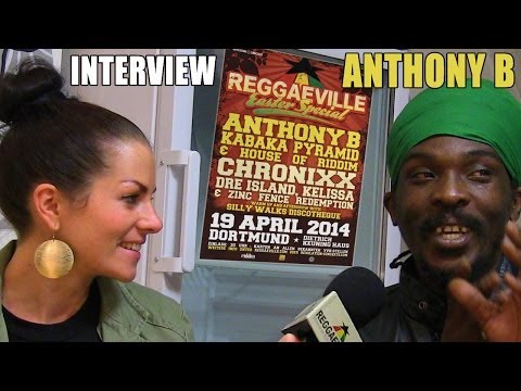 Interview with Anthony B @ Reggaeville Easter Special in Dortmund, Germany [4/19/2014]