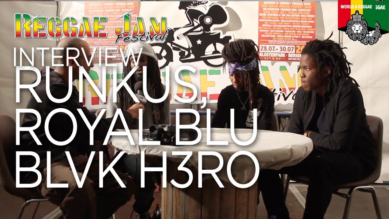 Interview with Runkus, Royal Blu & Blvk H3ro @ Reggae Jam 2017 [7/28/2017]