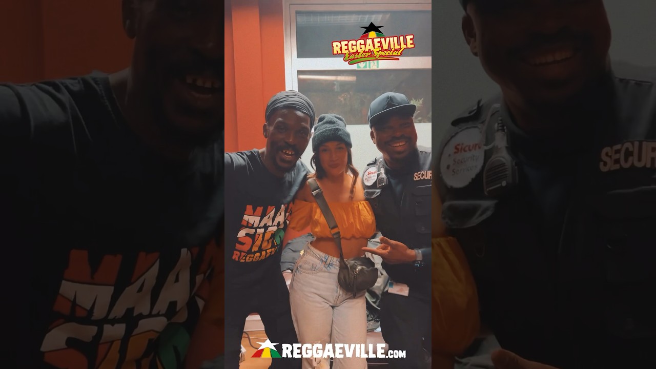 Backstage with Anthony B & Sara Lugo in Munich, Germany @ Reggaeville Easter Special 2024 [3/28/2024]