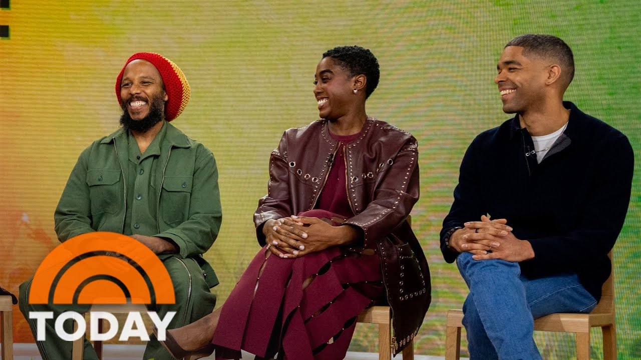 Ziggy Marley, Kingsley Ben-Adir & Lashana Lynch Talk Biopic 'Bob Marley: One Love' @ TODAY [2/14/2024]